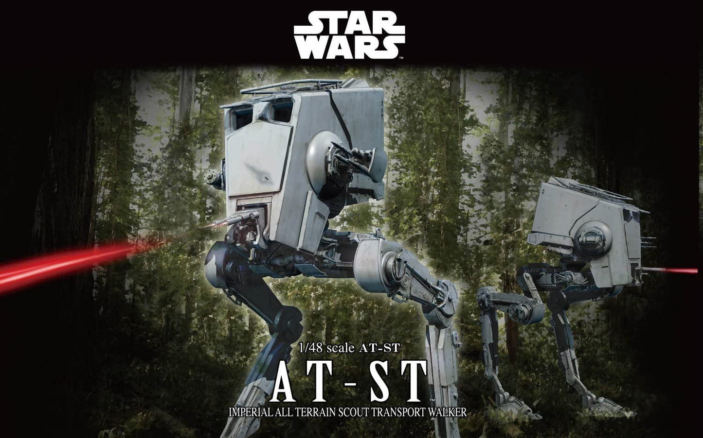 Bandai AT-ST 1:48 Scale Star Wars All Terrain Scout Transport Walker