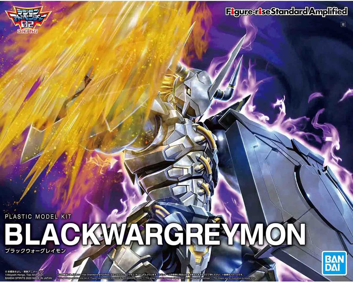 Black Wargreymon (Amplified) "Digimon", Bandai Spirits Figure-Rise Standard