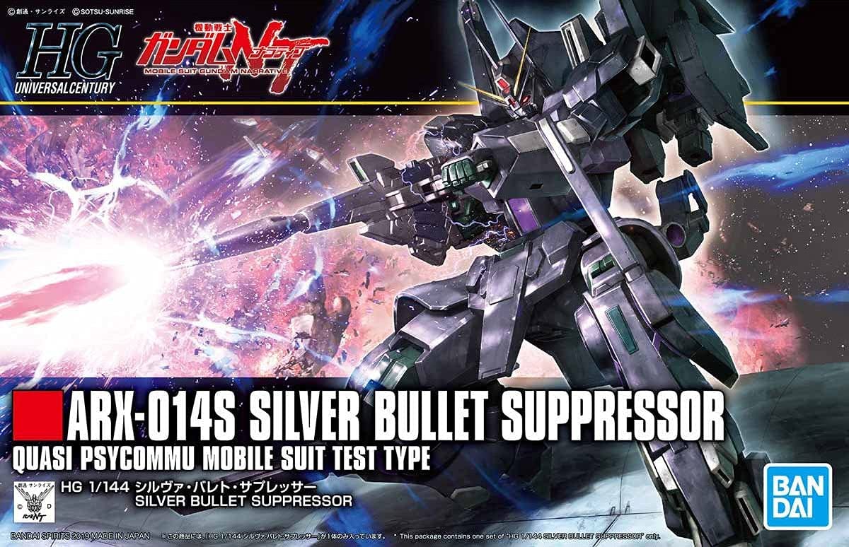 Bandai hg 1:144 silver bullet supressor